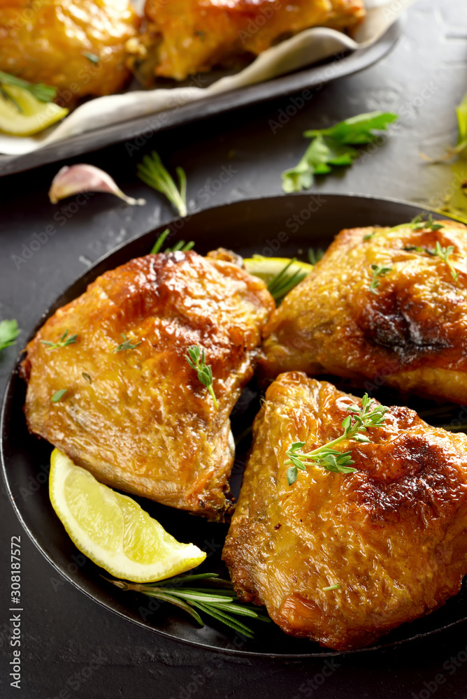 Grilled chicken thighs Grilled chicken thighs