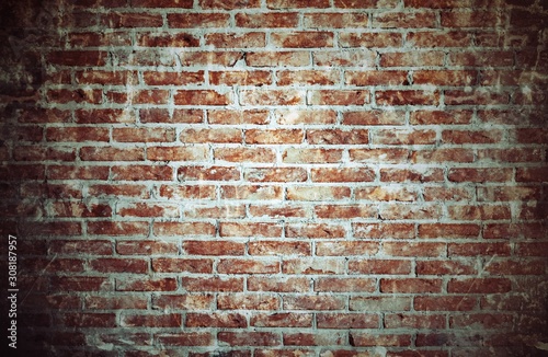 Old bricks wall background and texture.