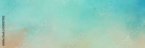 header abstract painting background graphic with pastel blue, ash gray and medium aqua marine colors and space for text or image. can be used as header or banner