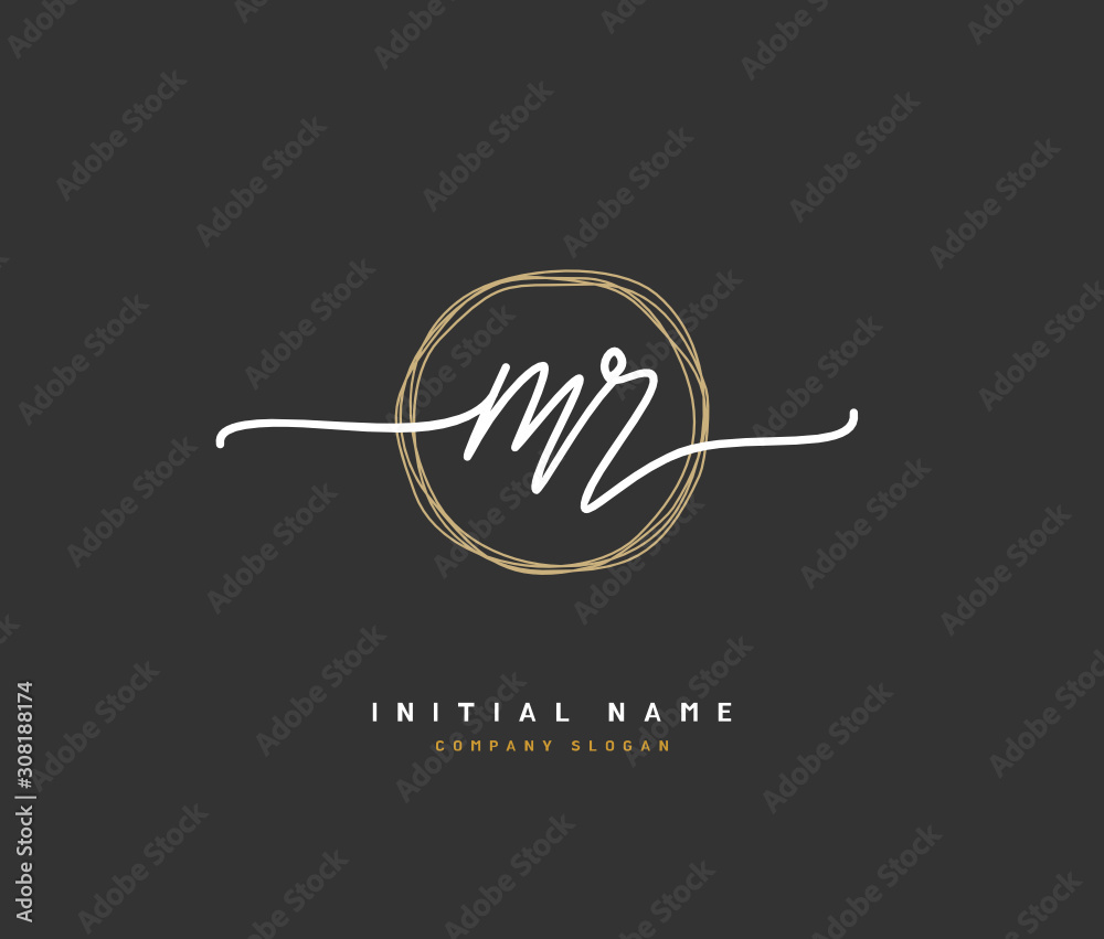 M R MR Beauty vector initial logo, handwriting logo of initial signature, wedding, fashion, jewerly, boutique, floral and botanical with creative template for any company or business. M R MR Beauty vector initial logo, handwriting logo of initial signature, wedding, fashion, jewerly, boutique, floral and botanical with creative template for any company or business.