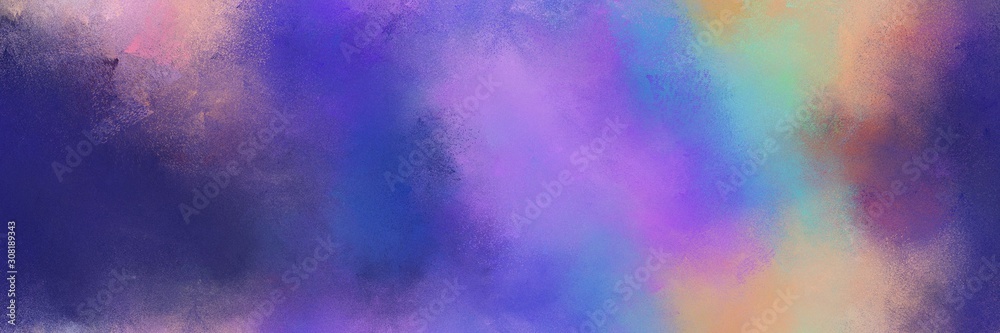 vintage abstract painted background with slate blue, dark slate blue and tan colors and space for text or image. can be used as header or banner