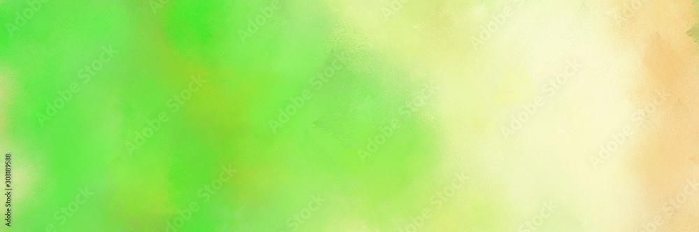 header pastel green and moderate green color background with space for text or image. vintage texture, distressed old textured painted design. can be used as header or banner
