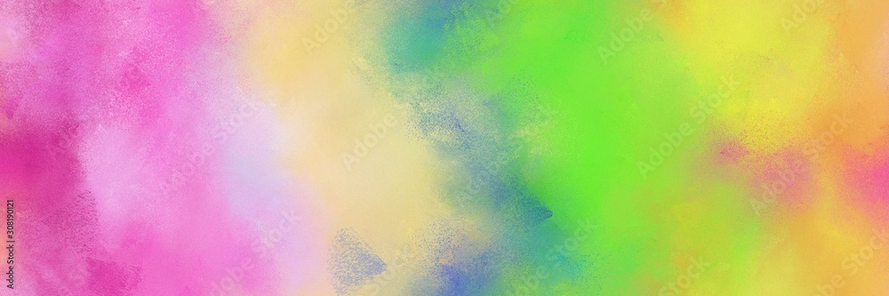 header tan, burly wood and yellow green colored vintage abstract painted background with space for text or image. can be used as header or banner