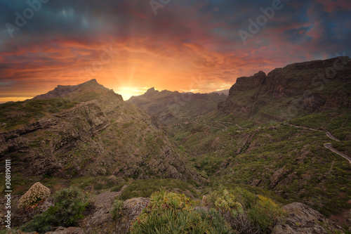 Anaga mountain in Tenerife, Spain, Europe © Aliaksei