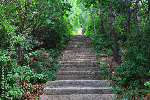  mountain path in the tourist area