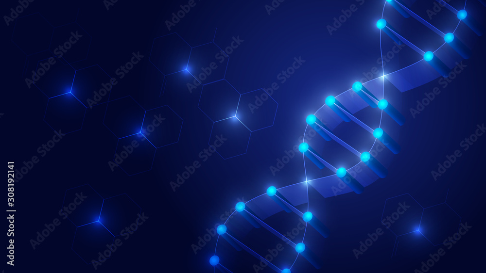 Fototapeta premium Artificial intelligence, medical technology and technology concepts