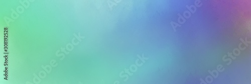 abstract painting background graphic with medium aqua marine, slate gray and light slate gray colors and space for text or image. can be used as header or banner