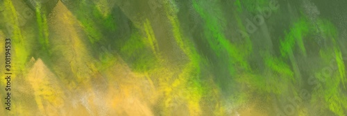 Wallpaper Mural abstract painting background texture with olive drab, dark khaki and yellow green colors and space for text or image. can be used as header or banner Torontodigital.ca