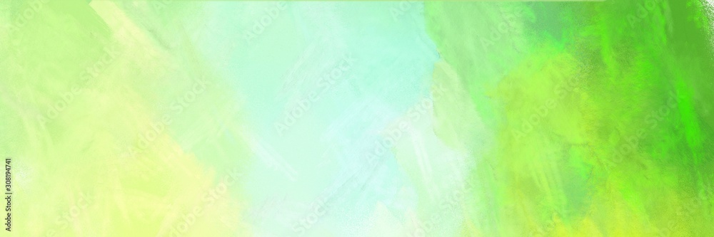 old color brushed vintage texture with tea green, moderate green and light green colors. distressed old textured background with space for text or image. can be used as header or banner