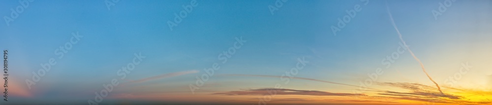 Fototapeta premium Fantastic clouds at sunrise