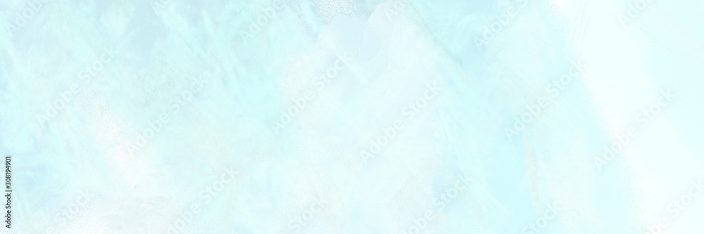 light cyan, pale turquoise and mint cream color background with space for text or image. vintage texture, distressed old textured painted design. can be used as header or banner