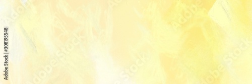abstract painting background graphic with lemon chiffon, pastel yellow and old lace colors and space for text or image. can be used as header or banner