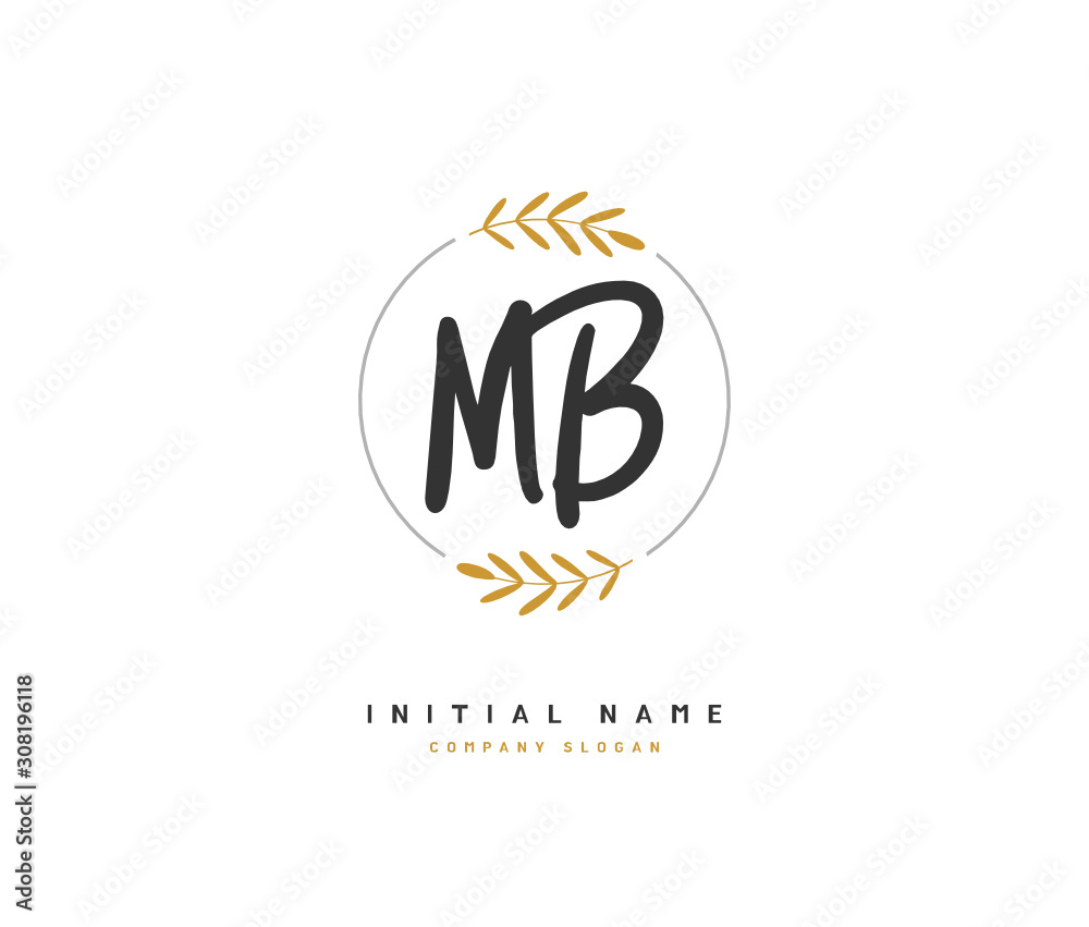 M B MB Beauty vector initial logo, handwriting logo of initial signature, wedding, fashion, jewerly, boutique, floral and botanical with creative template for any company or business. M B MB Beauty vector initial logo, handwriting logo of initial signature, wedding, fashion, jewerly, boutique, floral and botanical with creative template for any company or business.