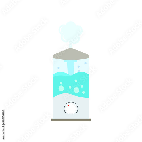 Humidifier air diffuser icon. vector illustration