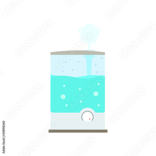 Humidifier air diffuser icon. vector illustration