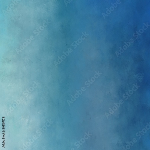 quadratic graphic format broadly painted texture background with blue chill, teal blue and pastel blue color. can be used as texture, background element or wallpaper © Eigens