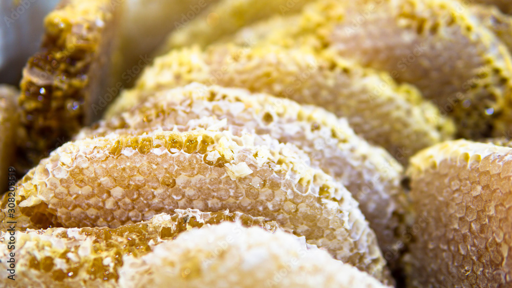natural organic honeycomb sold placed side by side. natural organic honeycomb sold placed side by side.