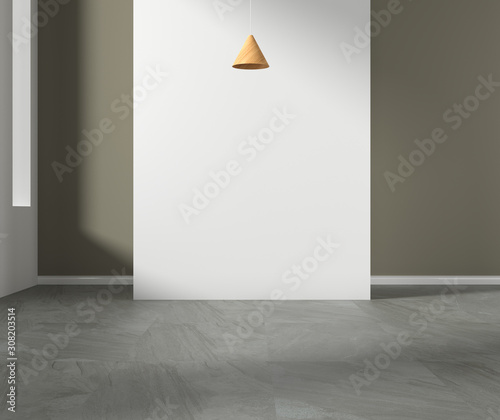 3D rendering of Simple Home Space