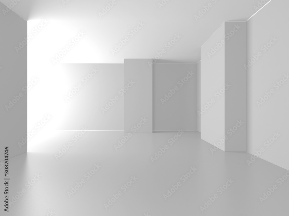Futuristic White Architecture Design Background Futuristic White Architecture Design Background