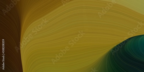 curvy background design with olive, very dark green and dark olive green color