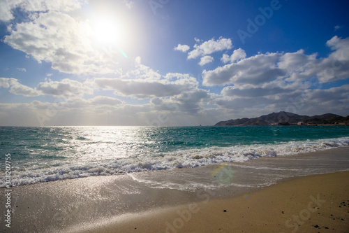 ビーチ 海と空と砂浜のイメージ
