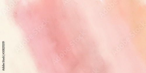 abstract painting background graphic with baby pink, linen and dark salmon colors and space for text or image. can be used as header or banner