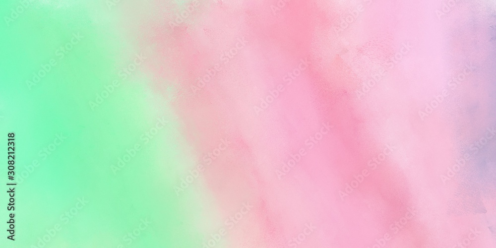vintage texture, distressed old textured painted design with baby pink, aqua marine and tea green colors. background with space for text or image. can be used as header or banner