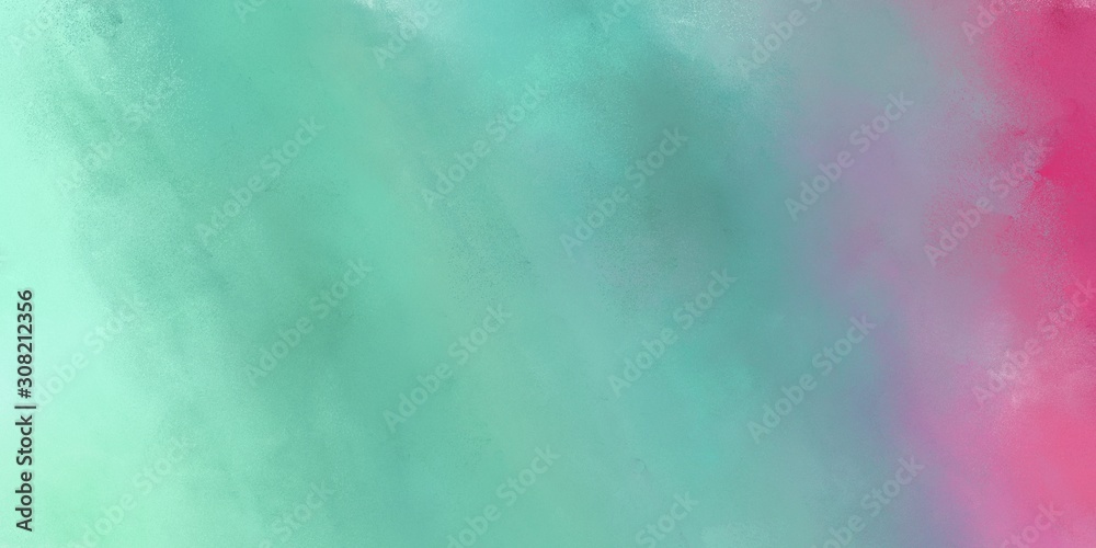 painting background illustration with medium aqua marine, mulberry  and powder blue colors and space for text or image. can be used as header or banner