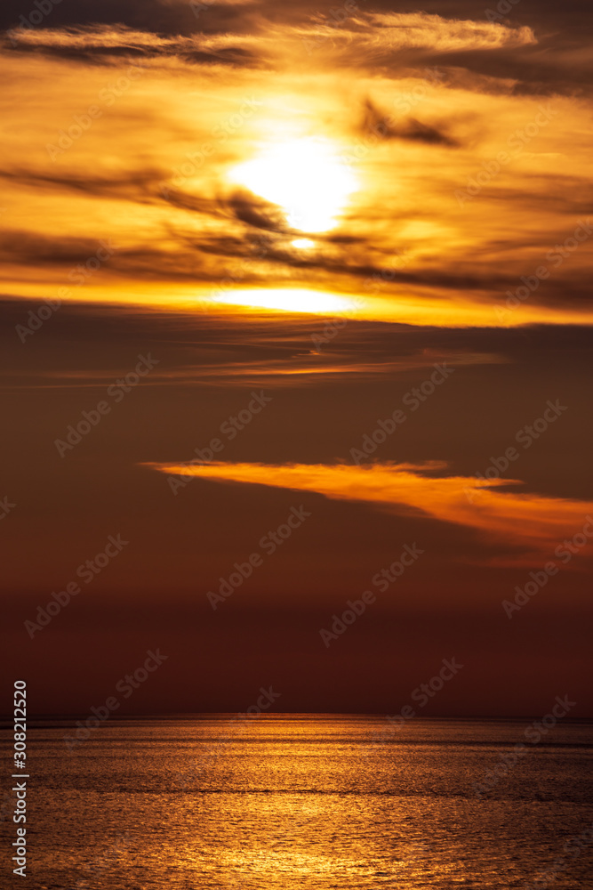 Fototapeta premium 長崎の夕陽