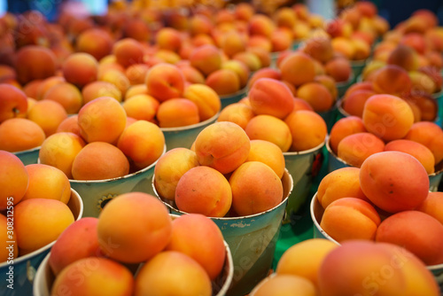 Organic fruits in market