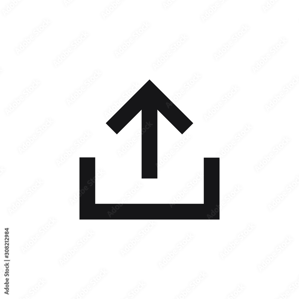 Share icon with trendy flat design, isolated on white background. vector illustration Share icon with trendy flat design, isolated on white background. vector illustration