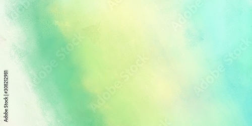 vintage texture, distressed old textured painted design with tea green, medium aqua marine and aqua marine colors. background with space for text or image. can be used as header or banner © Eigens