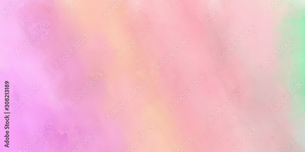painting background illustration with baby pink, plum and tea green colors and space for text or image. can be used as header or banner