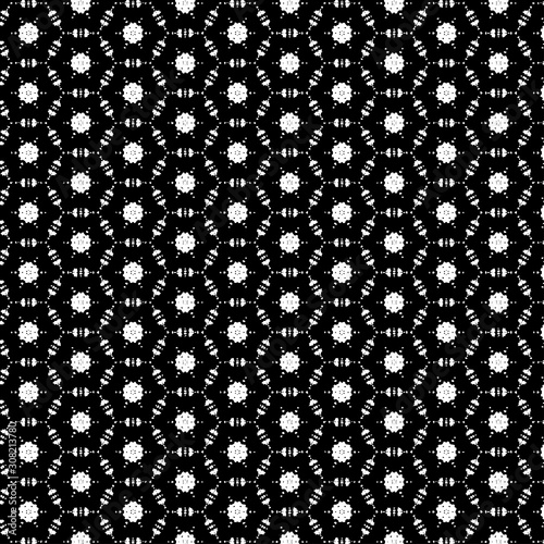 Geometric grunge vector pattern black and white