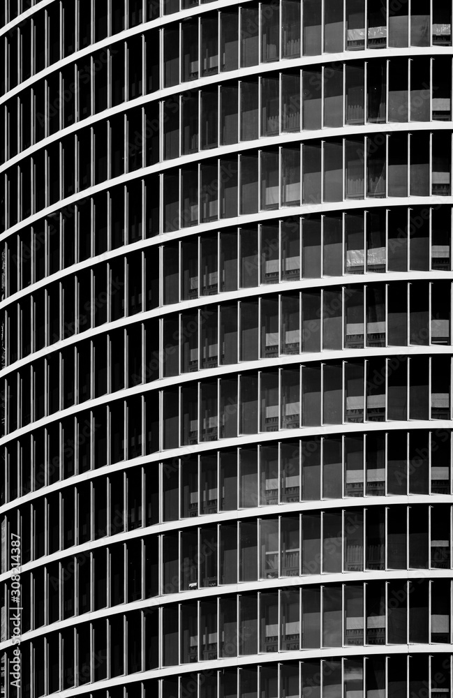 facade of modern building facade of modern building