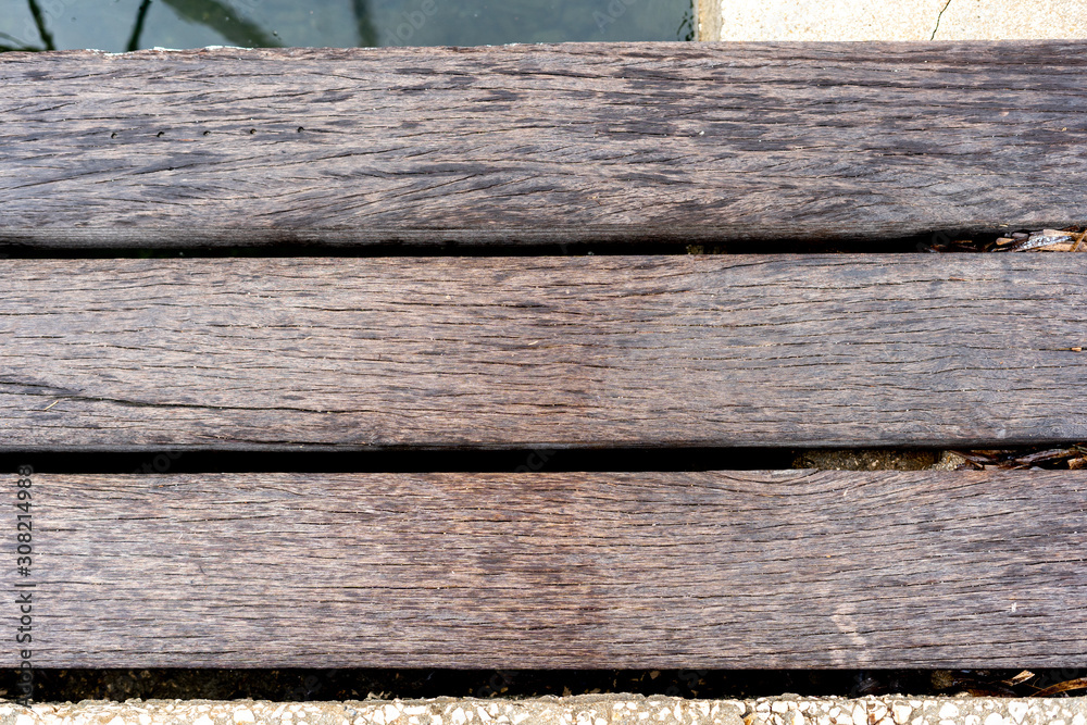 Texture planche de vieux bois mer plage port ponton port saint cyr la  madrague Photos | Adobe Stock