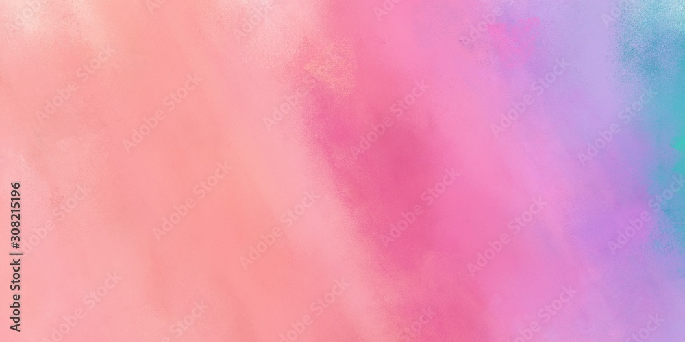 abstract painting background graphic with pastel magenta, corn flower blue and light pastel purple colors and space for text or image. can be used as header or banner