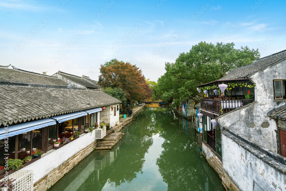 Scenery of Zhouzhuang Ancient Town, Suzhou, China Scenery of Zhouzhuang Ancient Town, Suzhou, China