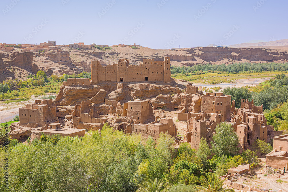 Deserted village near Kalaat M'Gouna in the Boumalne Dades area