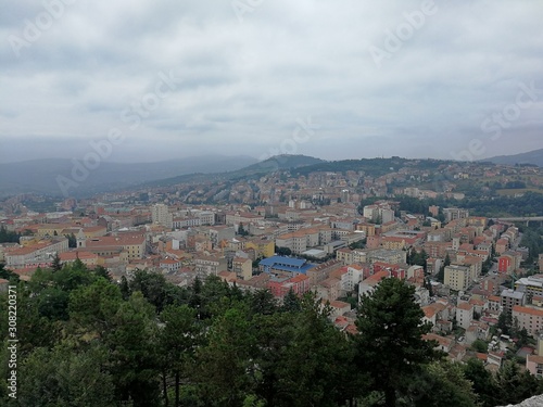 Campobasso – Panorama dal terrazzo del Castello Monforte