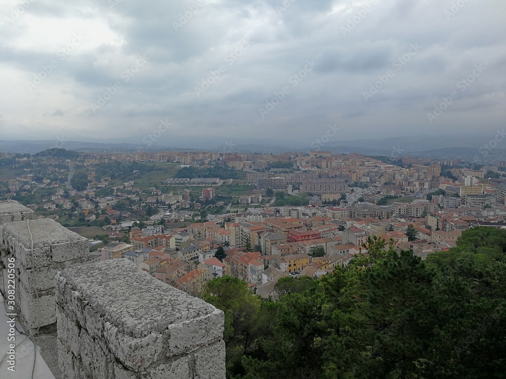 Campobasso – Panorama dalla terrazza del Castello Monforte