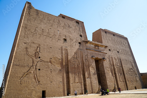 Edfu Temple at Luxor, Egypt photo