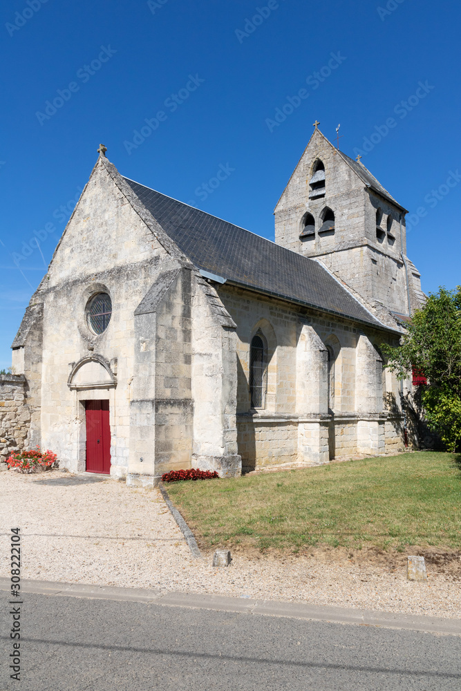 Eglise romane de Courtieux - Oise