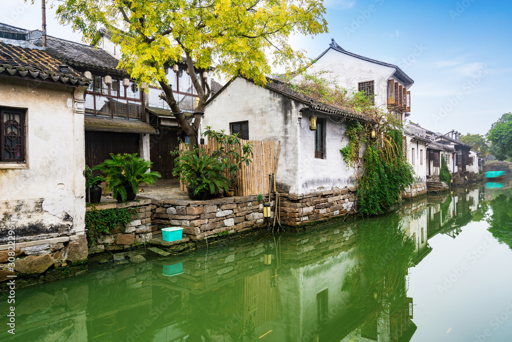 Scenery of Zhouzhuang Ancient Town, Suzhou, China Scenery of Zhouzhuang Ancient Town, Suzhou, China