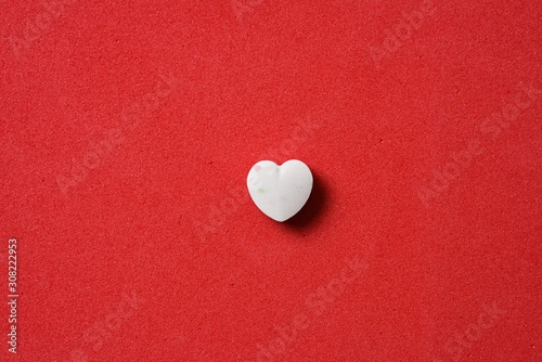Heart shaped candy