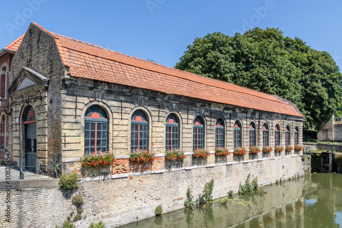 Bâtiment des anciens abattoirs de Bergues - Nord photo