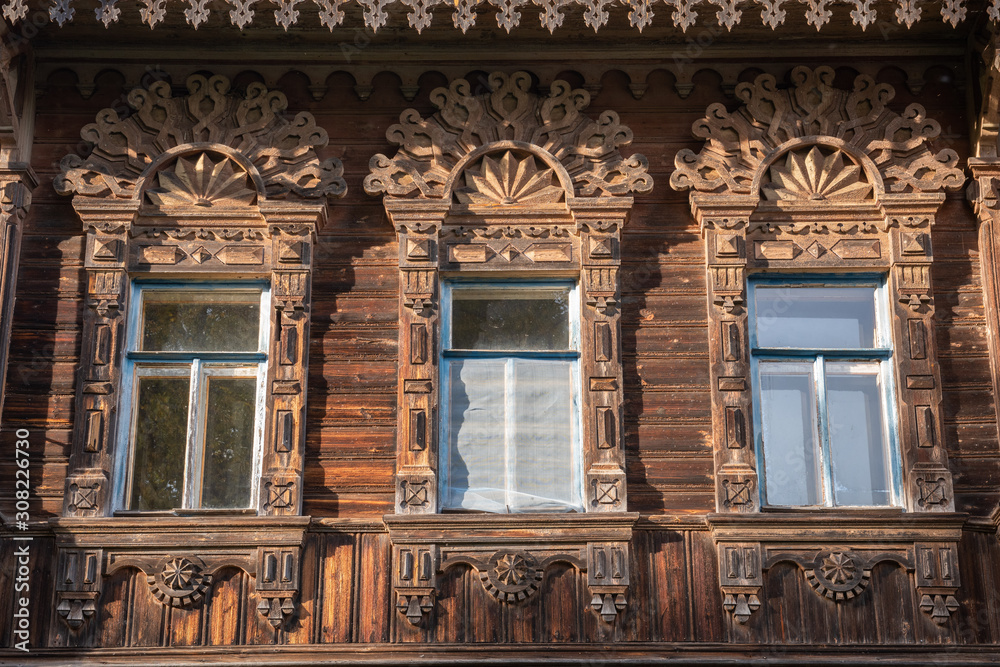Ancient carved wooden window frames Ancient carved wooden window frames