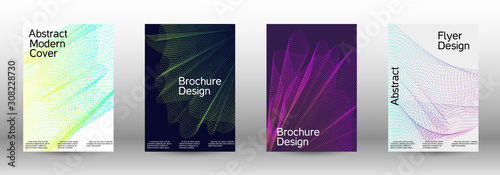 Cover design template set 