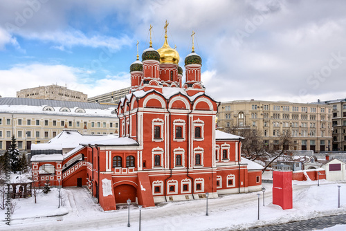Znamensky Cathedral in Moscow, Russia.