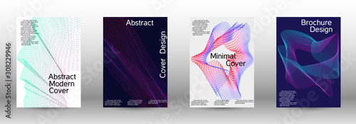 Cover design template set 